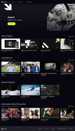 Screenshot cases.asport.tv