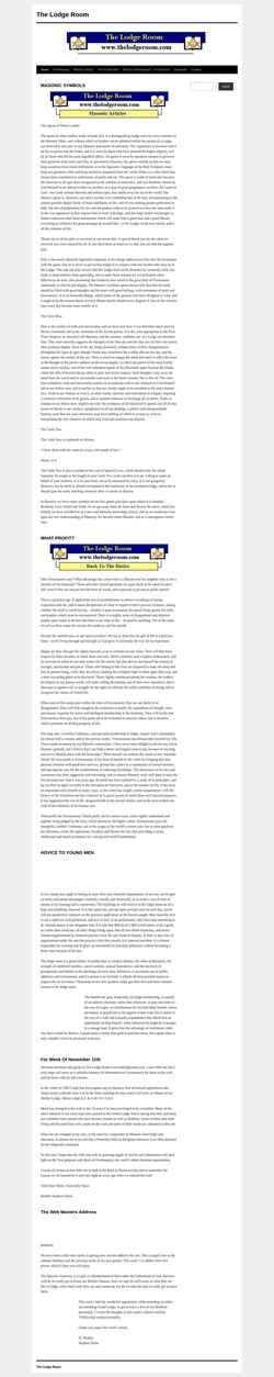 Screenshot www.thelodgeroom.com