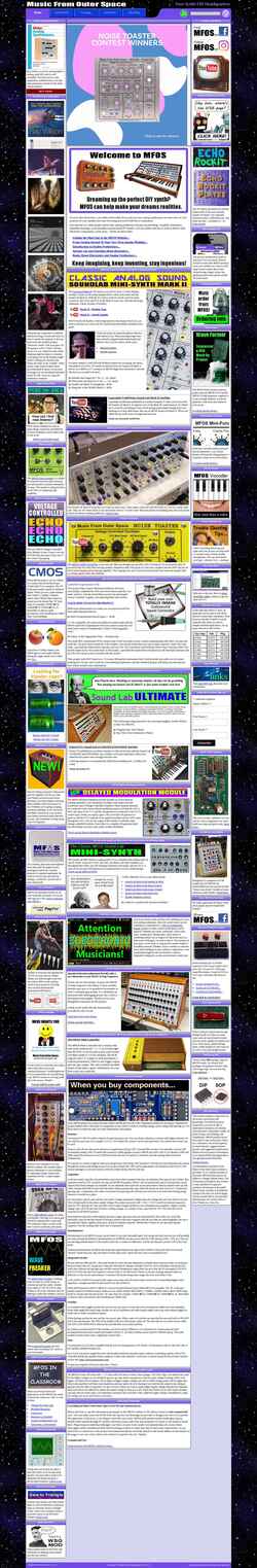 Schermafbeelding musicfromouterspace.com