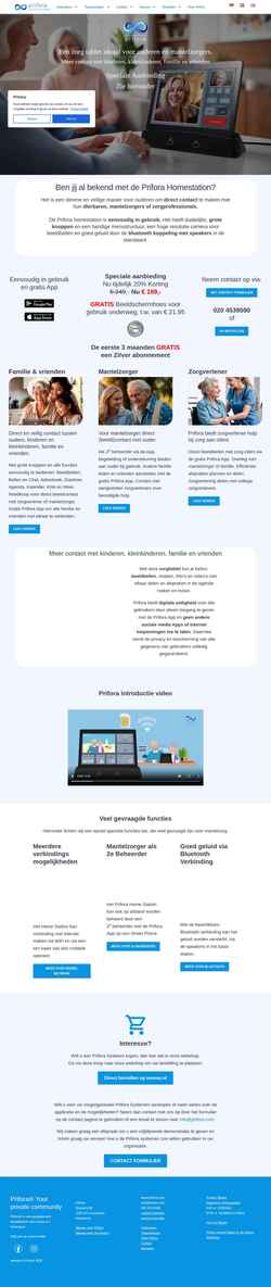 Screenshot www.prifora.com