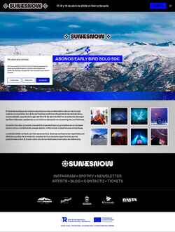 Screenshot sunandsnowweekend.com