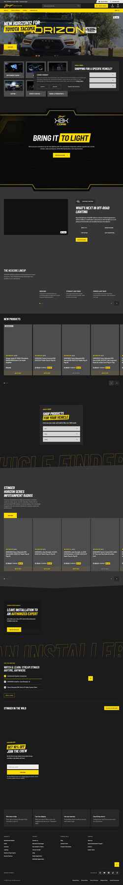 Screenshot stingerdrive.com