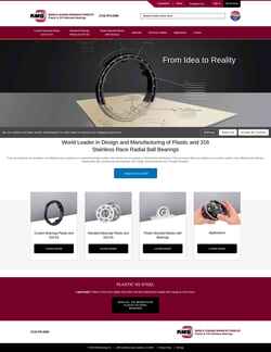 Captură de ecran kmsbearings.com