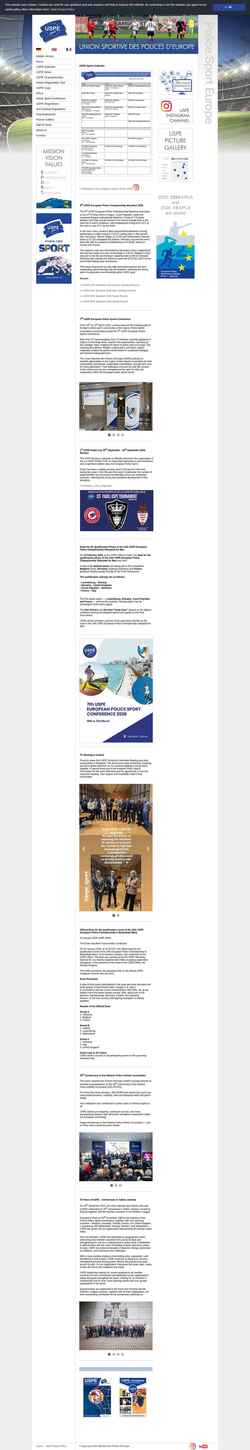 Screenshot www.uspe.org