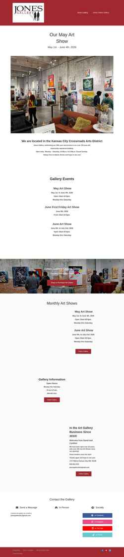 Screenshot jonesgallerykc.com
