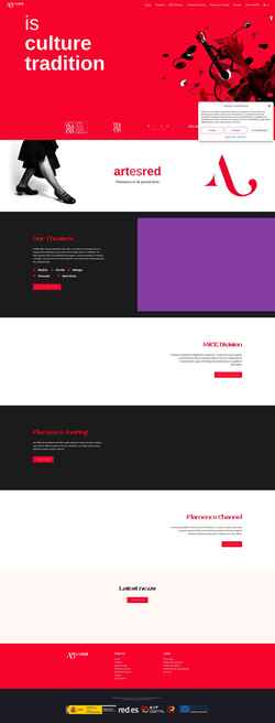 Screenshot artesred.com