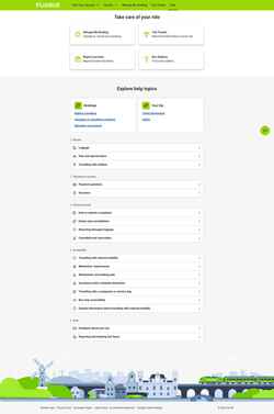 Captura de pantalla support.flixbus.com