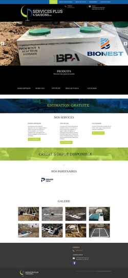 Screenshot servicesplus4saisons.com