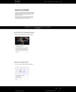 Screenshot academy.nuovoclinic.com