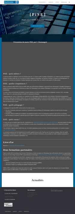 Screenshot pise.info