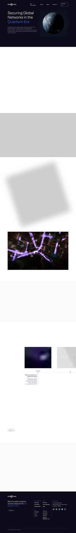 Screenshot speqtralquantum.com