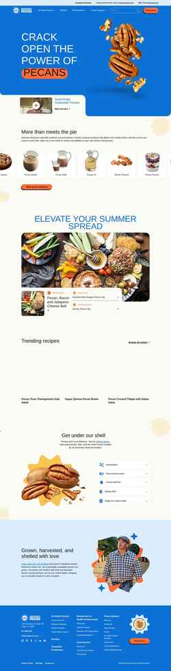 Screenshot eatpecans.com