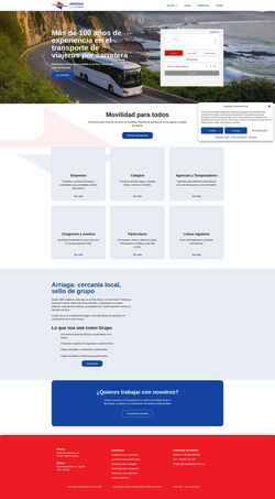 Screenshot arriagabus.com