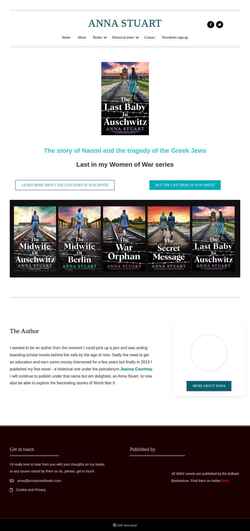 Screenshot www.annastuartbooks.com
