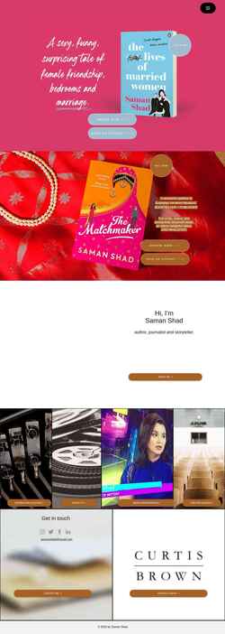 Screenshot www.samanshad.com