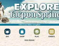 Screenshot exploretarponsprings.com