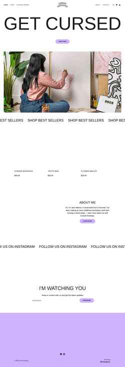 Screenshot curseddrawings.com