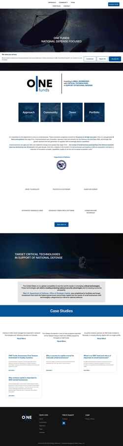 Screenshot onefunds.com