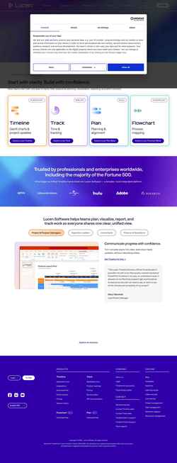 Screenshot www.lucensoftware.com