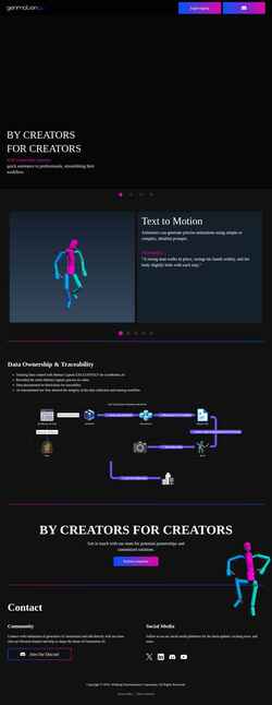 Screenshot genmotion.ai