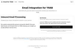 Screenshot www.email4ynab.com
