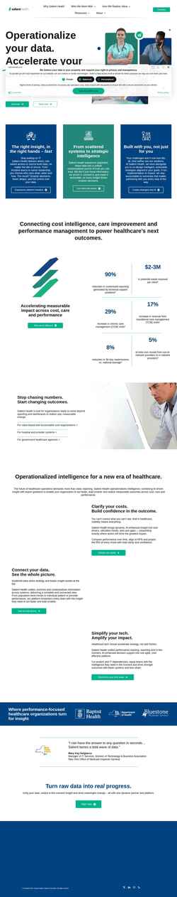 Screenshot salienthealth.com