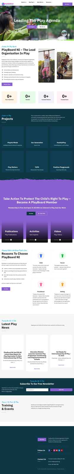 Zrzut ekranu www.playboard.org