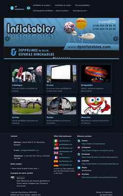 Screenshot dpinflatables.fr