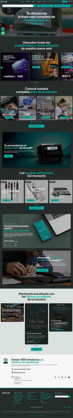 Screenshot www.grivelli.com
