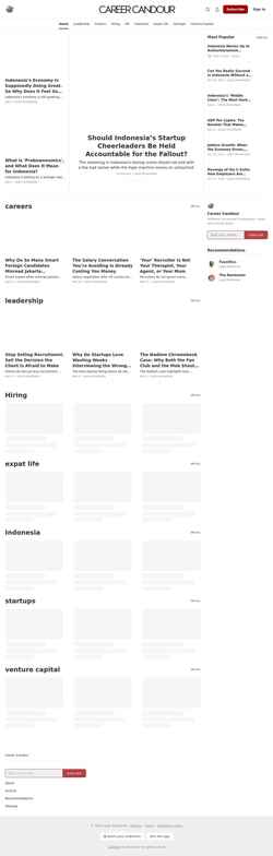Скриншот careercandour.com