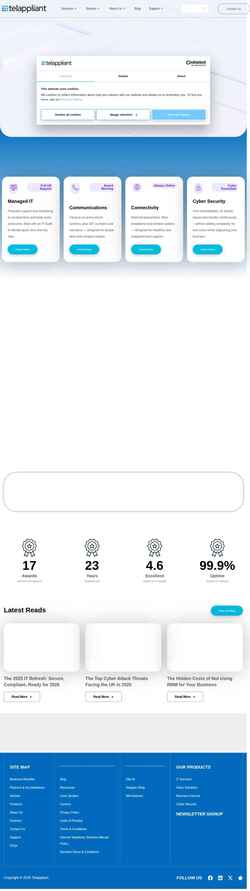 Screenshot telappliant.com
