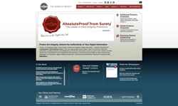 Screenshot surety.com