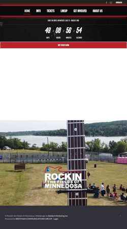 Screenshot rockinthefields.ca