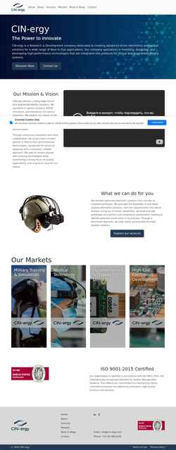 Screenshot www.cin-ergy.com