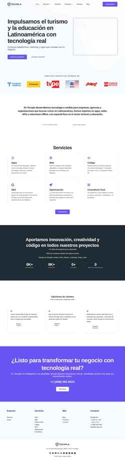 Screenshot tecxpla.com
