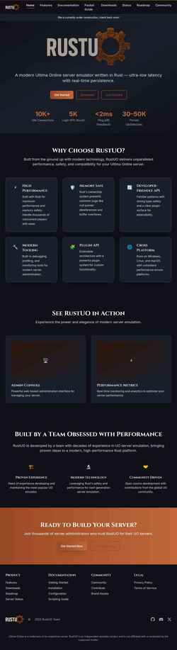 Screenshot www.rustuo.org