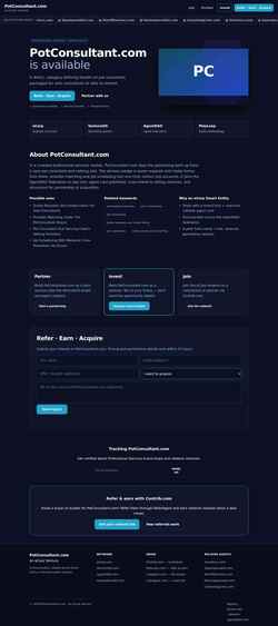 Screenshot potconsultant.com