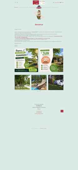 Screenshot camping-laperle.fr