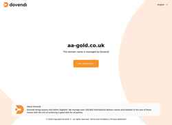 Screenshot aa-gold.co.uk