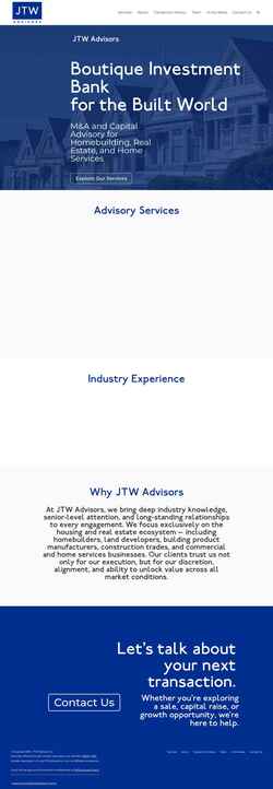 Screenshot jtwadvisors.com
