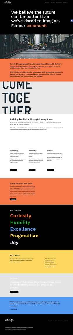 Screenshot altafutures.com