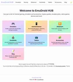 Screenshot www.emuhub.dev