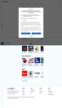 Ekrānuzņēmums pcradio.app