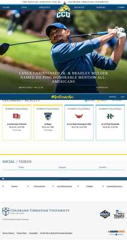 Screenshot ccucougars.com