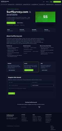 Screenshot surfsurvey.com