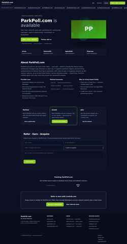 Screenshot parkpoll.com