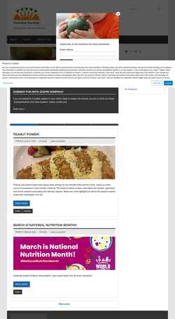 Captură de ecran nutritionforkids.com