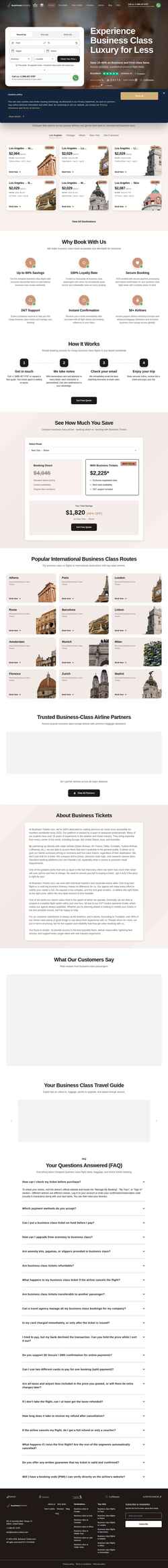Screenshot business-tickets.com