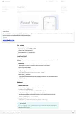 Снимак екрана foodyou.maksimowiczm.com