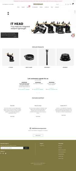Captură de ecran woodmancomponents.com